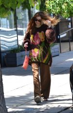 WHITNEY PORT Leaves L&R Salon in Sherman Oaks 04/29/2022
