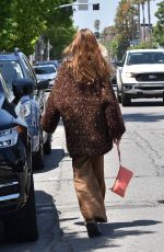 WHITNEY PORT Leaves L&R Salon in Sherman Oaks 04/29/2022