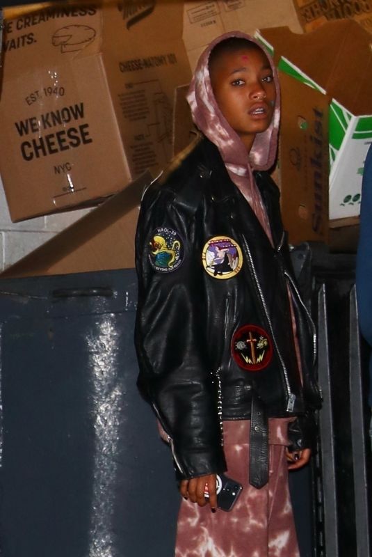 WILLOW SMITH Arrives at Her Hotel in New 04/07/2022