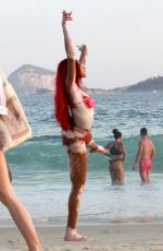 WINNIE HARLOW in Bikini at Ipanema Beach 04/23/2022