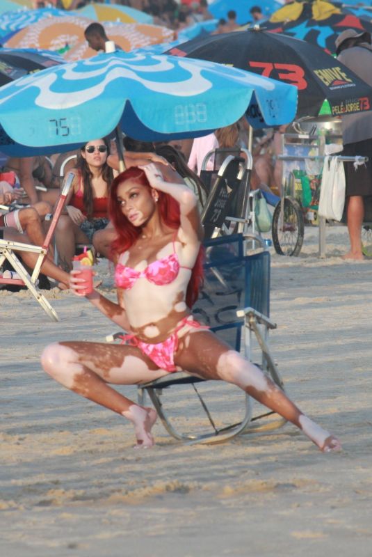 WINNIE HARLOW in Bikini at Ipanema Beach 04/23/2022
