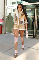WINNIE HARLOW Leaves Drew Barrymore Show in New York 04/14/2022