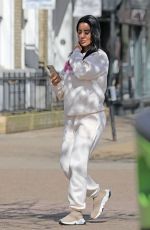 YAZMIN OUKHELLOU Out Shopping in Essex 03/31/2022