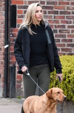 ZARA CHARLES Out with Her Dog in Cheshire 04/14/2022
