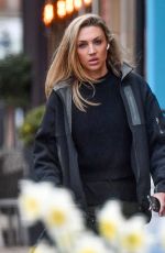 ZARA CHARLES Out with Her Dog in Cheshire 04/14/2022