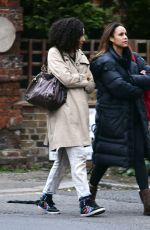ZAWE ASHTON Out with a Friend in London 03/28/2022