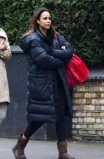ZAWE ASHTON Out with a Friend in London 03/28/2022
