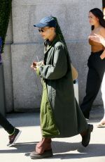 ZOE KRAVITZ Out and About in New York 04/08/2022