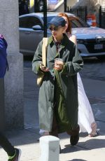ZOE KRAVITZ Out and About in New York 04/08/2022