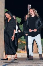 ZOE SALDANA and Marco Perego at Nobu in Malibu 04/15/2022