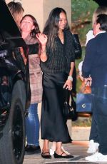 ZOE SALDANA and Marco Perego at Nobu in Malibu 04/15/2022