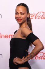 ZOE SALDANA at CinemaCon Big Screen Achievement Awards in Las Vegas 04/28/2022