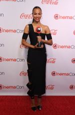 ZOE SALDANA at CinemaCon Big Screen Achievement Awards in Las Vegas 04/28/2022