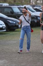 ZOEY DEUTCH at Coachella Valley Music and Arts Festival in Indio 04/16/2022