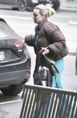 ABBIE CHATFIELD Arrives at Athenaeum Theatre in Melbourne 05/12/2022