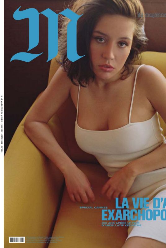 ADELE EXARCHOPOULOS in Le Monde Magazine, May 2022