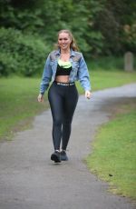 AISLEYNE HORGAN WALLACE Training for Celeb MMA in London 05/11/2022