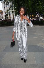 AJ ODUDU Arrives at Alice + Olivia Store Opening in London 05/26/2022