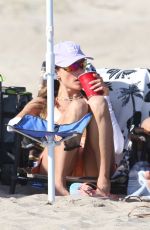 ALESSANDRA AMBROSIO and Richard Lee Playing Volleyball with Friends in Santa Monica 05/14/2022