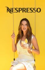 ALESSANDRA AMBROSIO at a Morning of Wellness at Nespresso Beach in Cannes 05/20/2022