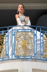 ALESSANDRA AMBROSIO at Balcony of Hotel Martinez at Cannes Film Festival 05/19/2022