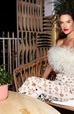 ALESSANDRA AMBROSIO at Dinner by Chef Alessandra Montagne at Nespresso Beach in Cannes 05/19/2022
