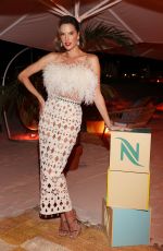 ALESSANDRA AMBROSIO at Dinner by Chef Alessandra Montagne at Nespresso Beach in Cannes 05/19/2022