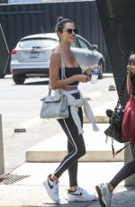 ALESSANDRA AMBROSIO Heading to a Gym and Goes Shopping in Los Angeles 05/24/2022