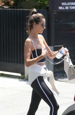 ALESSANDRA AMBROSIO Heading to a Gym and Goes Shopping in Los Angeles 05/24/2022