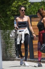 ALESSANDRA AMBROSIO Heading to a Gym and Goes Shopping in Los Angeles 05/24/2022