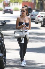 ALESSANDRA AMBROSIO Heading to a Gym and Goes Shopping in Los Angeles 05/24/2022
