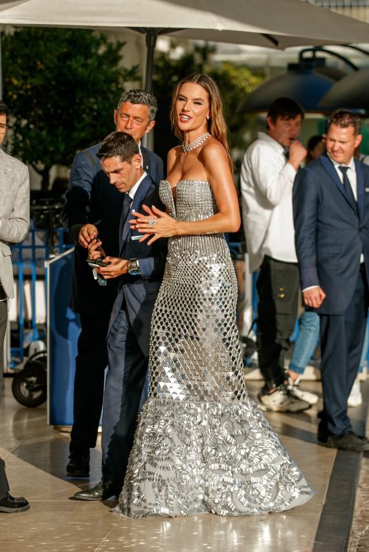 ALESSANDRA AMBROSIO Heading to Three Thousand Years of Longing Premiere at 2022 Cannes Film Festival 05/20/2022