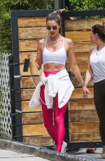 ALESSANDRA AMBROSIO Heading to Workout in West Hollywood 05/03/2022