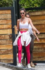 ALESSANDRA AMBROSIO Heading to Workout in West Hollywood 05/03/2022