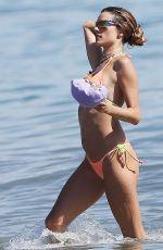 ALESSANDRA AMBROSIO in Bikini at a Beach in Santa Monica 05/14/2022