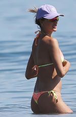 ALESSANDRA AMBROSIO in Bikini at a Beach in Santa Monica 05/14/2022