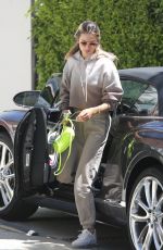 ALESSANDRA AMBROSIO Leaves Pilates Class in West Hollywood 05/10/2022