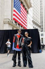 ALEXA DEMIE Arrives at Balenciaga Spring 23 Show at New York Stock Exchange 05/22/2022