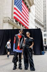 ALEXA DEMIE Arrives at Balenciaga Spring 23 Show at New York Stock Exchange 05/22/2022