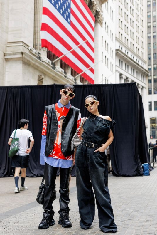 ALEXA DEMIE Arrives at Balenciaga Spring 23 Show at New York Stock Exchange 05/22/2022