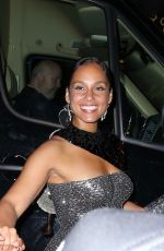 ALICIA KEYS Arrives at Met Gala Afterparty in New York 05/02/2022