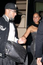 ALICIA KEYS Arrives at Met Gala Afterparty in New York 05/02/2022
