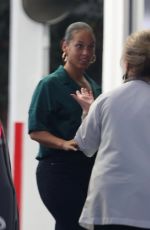 ALICIA KEYS Visits Dr. Diamond Face Institute in Beverly Hills 05/13/2022