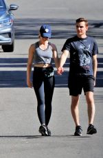 ALISON BRIE Out Hiking in Los Angeles 05/14/2022
