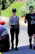 ALISON BRIE Out Hiking in Los Angeles 05/14/2022