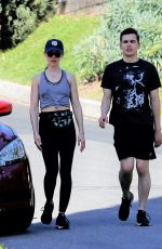 ALISON BRIE Out Hiking in Los Angeles 05/14/2022