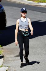 ALISON BRIE Out Hiking in Los Angeles 05/14/2022