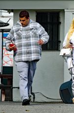 AMANDA BYNES and Paul Michael at a Smoke Shop in Los Angeles 05/27/2022
