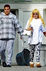 AMANDA BYNES and Paul Michael at a Smoke Shop in Los Angeles 05/27/2022