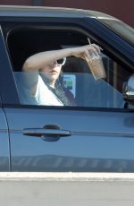 AMANDA BYNES and Paul Michael at Jack in The Box Drive-thru and Urgent Cafe in Los Angeles 05/15/2022
